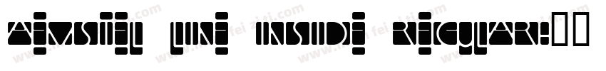 Aemstel Line Inside Regular字体转换
